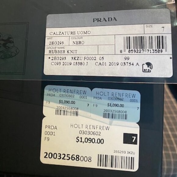 Prada Cloudbust Thunder Rubber Knit Size 7 - Picture 9 of 9